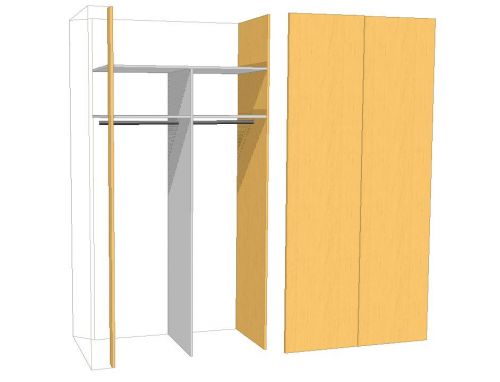 Dalinai įmontuojama į nišą