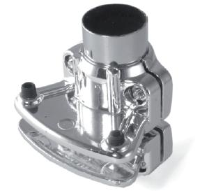 25mm vamzdžio  jungtis lentynai R61 (vienpusė) C 100224
