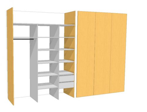 Neįmontuojama į nišą