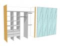 Dalinai įmontuojama į nišą