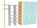Dalinai įmontuojama į nišą